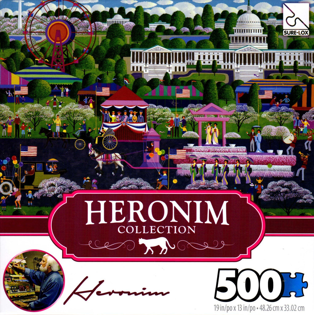 Cherry Blossom Parade 500 Piece Puzzle