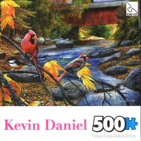 Fall Feathers and Foliage 500 Piece Puzzle