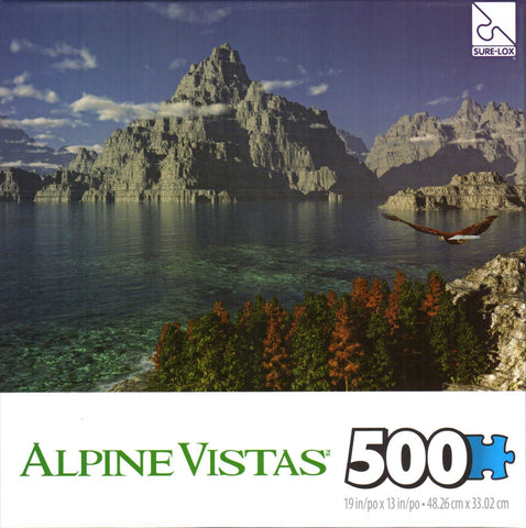 Alpine Vistas: Mountain View 500 Piece Puzzle