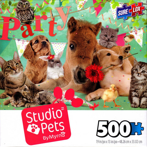 Studio Pets Happy Birthday 500 Piece Puzzle