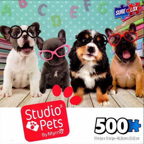 Studio Pets Study Time 500 Piece Puzzle