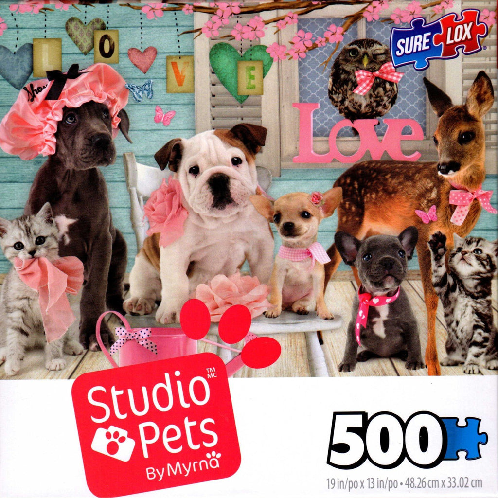 Studio Pets True Love 500 Piece Puzzle