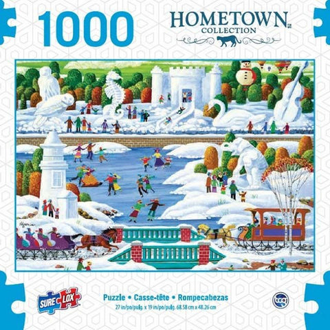 Wisconsin Snow Sculpture 1000 Piece Puzzle