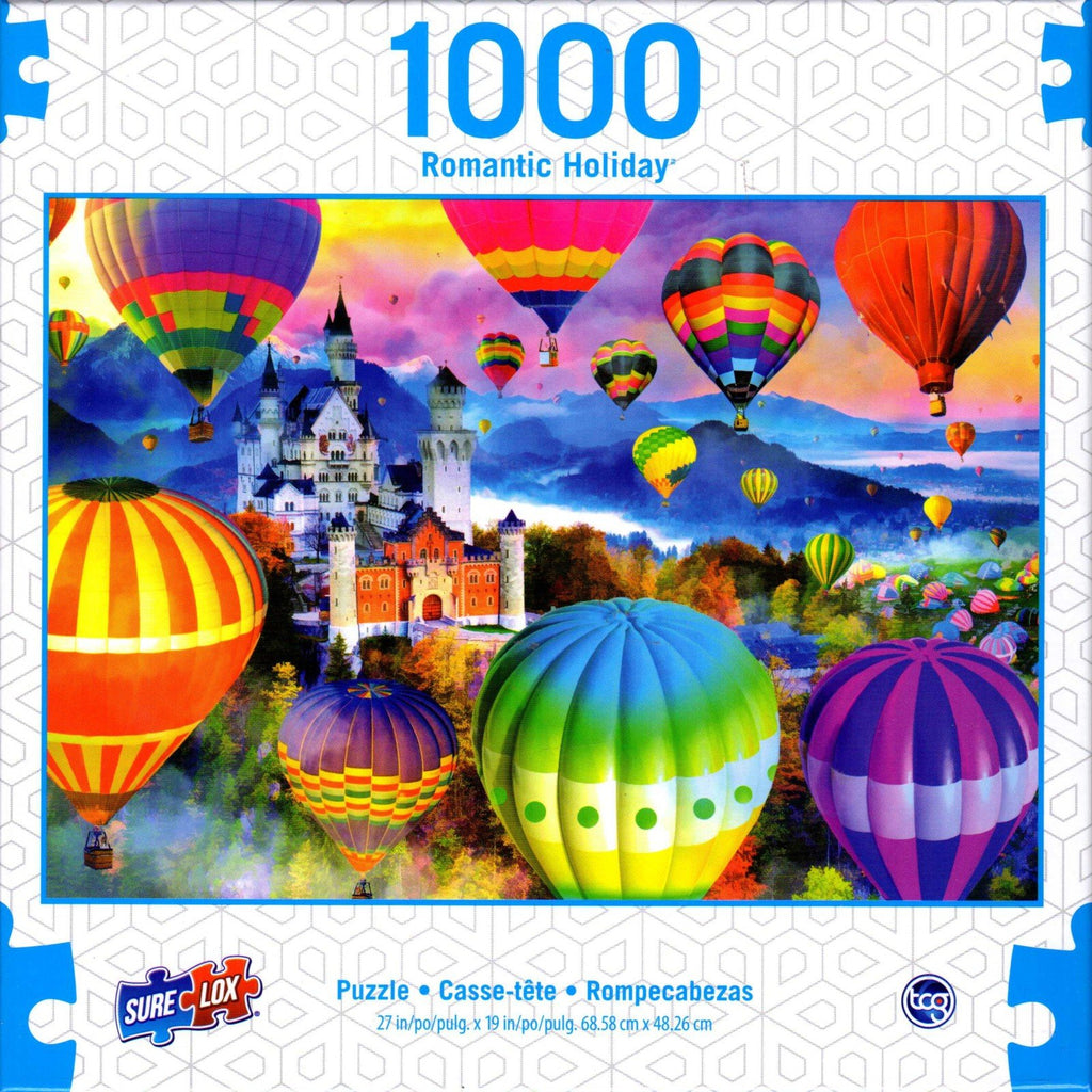 Neuschwanstein Air Balloon Festival 1000 Piece Puzzle