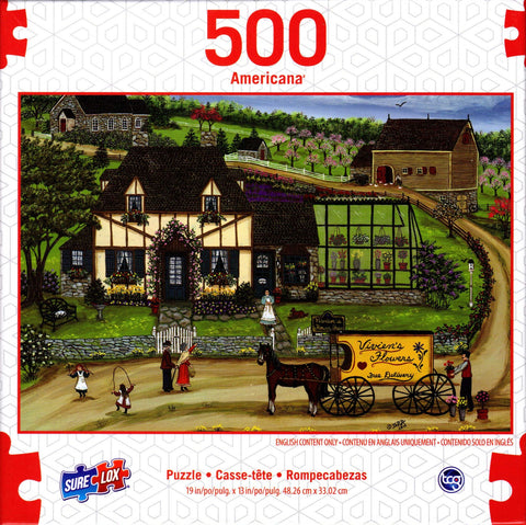 Vivian's Flower Shop 500 Piece Puzzle