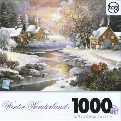 Winter Church 1000 Piece Puzzle