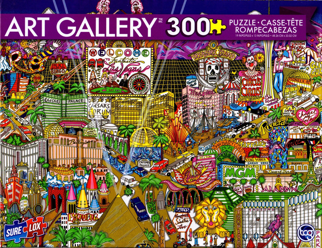 Welcome to Fabulous Las Vegas 300 Piece Puzzle