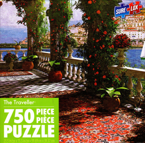 Mediterranean Veranda 750 Piece Puzzle