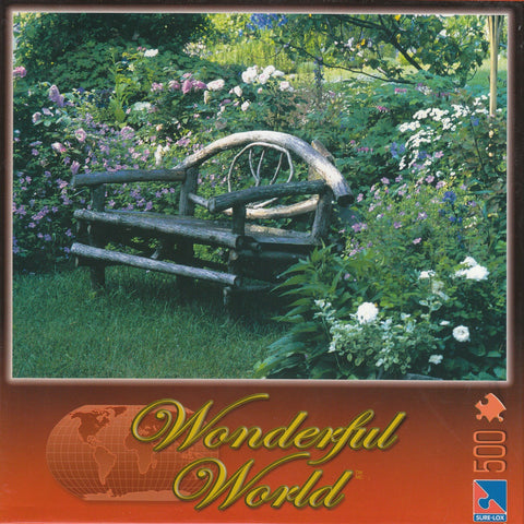 Garden Bench 500 Piece Puzzle