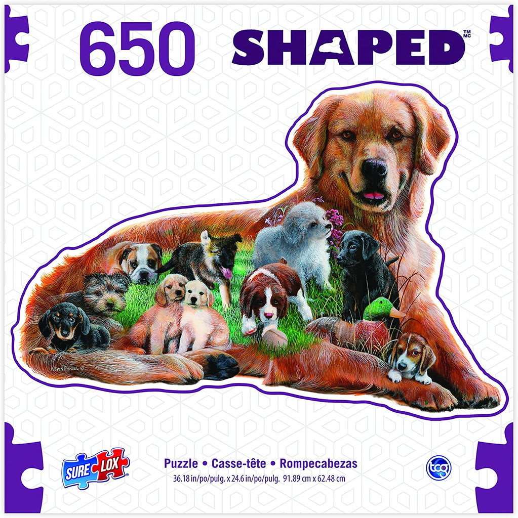 Dogs Shaped 650 Piece Puzzle