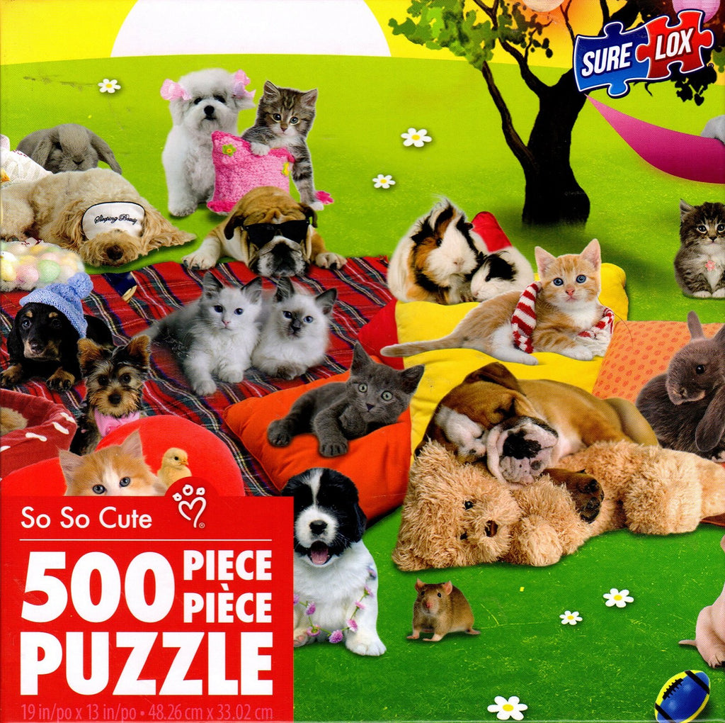 So So Cute - Movie Night Sreen by Dissero 500 Piece Puzzle