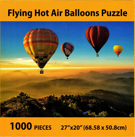 Flying Hot Air Balloons 1000 Piece Puzzle