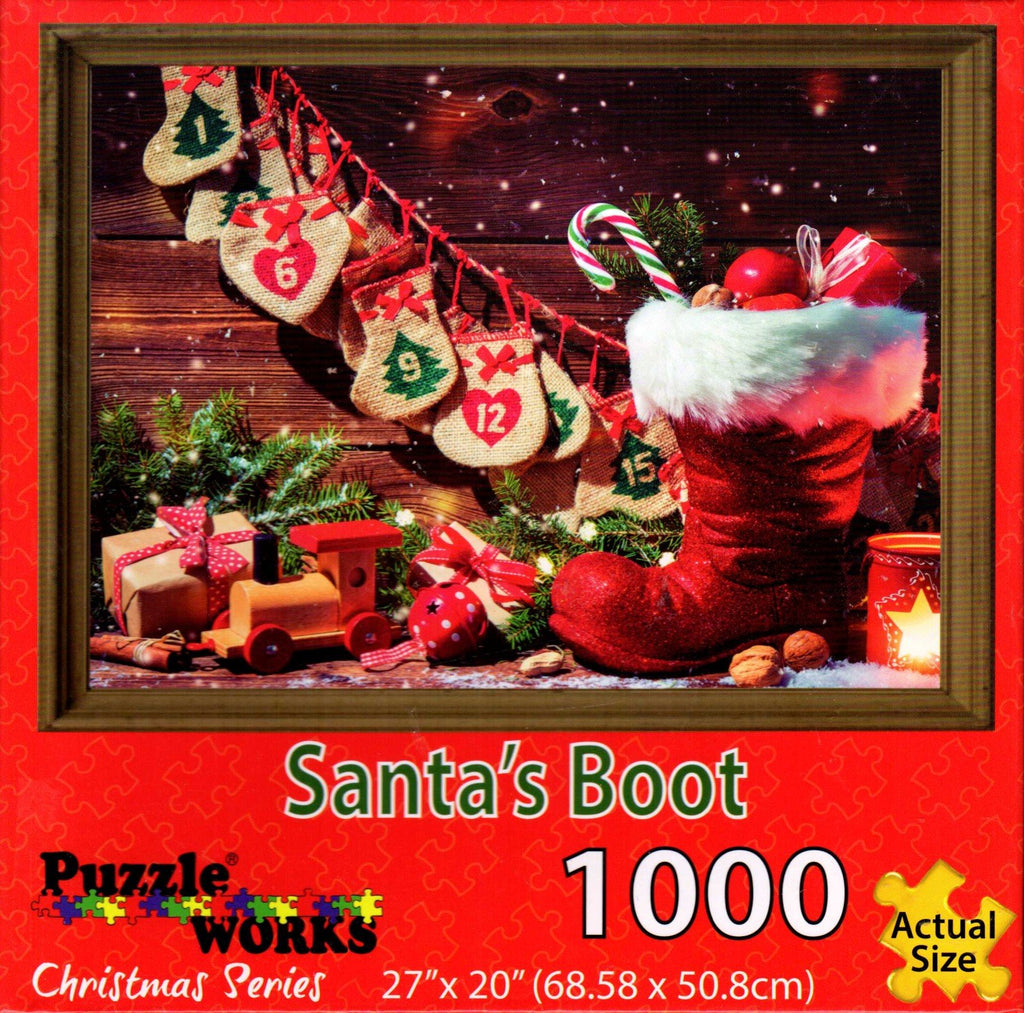 Santa's Boot 1000 Piece Puzzle