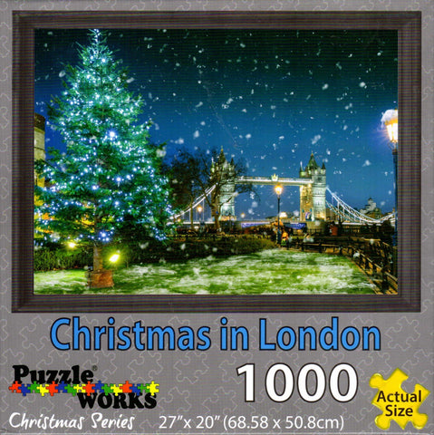 Christmas in London 1000 Piece Puzzle