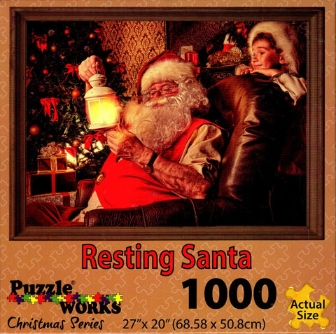 Resting Santa 1000 Piece Puzzle
