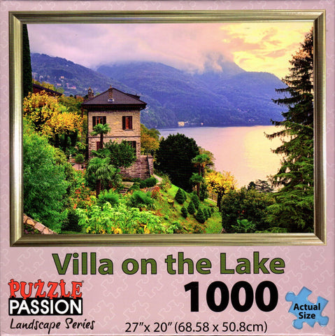 Villa on the Lake 1000 Piece Puzzle