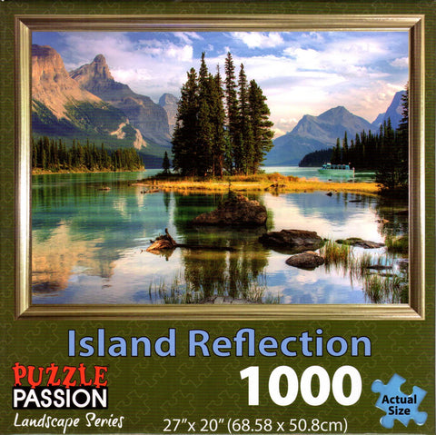 Island Reflection 1000 Piece Puzzle