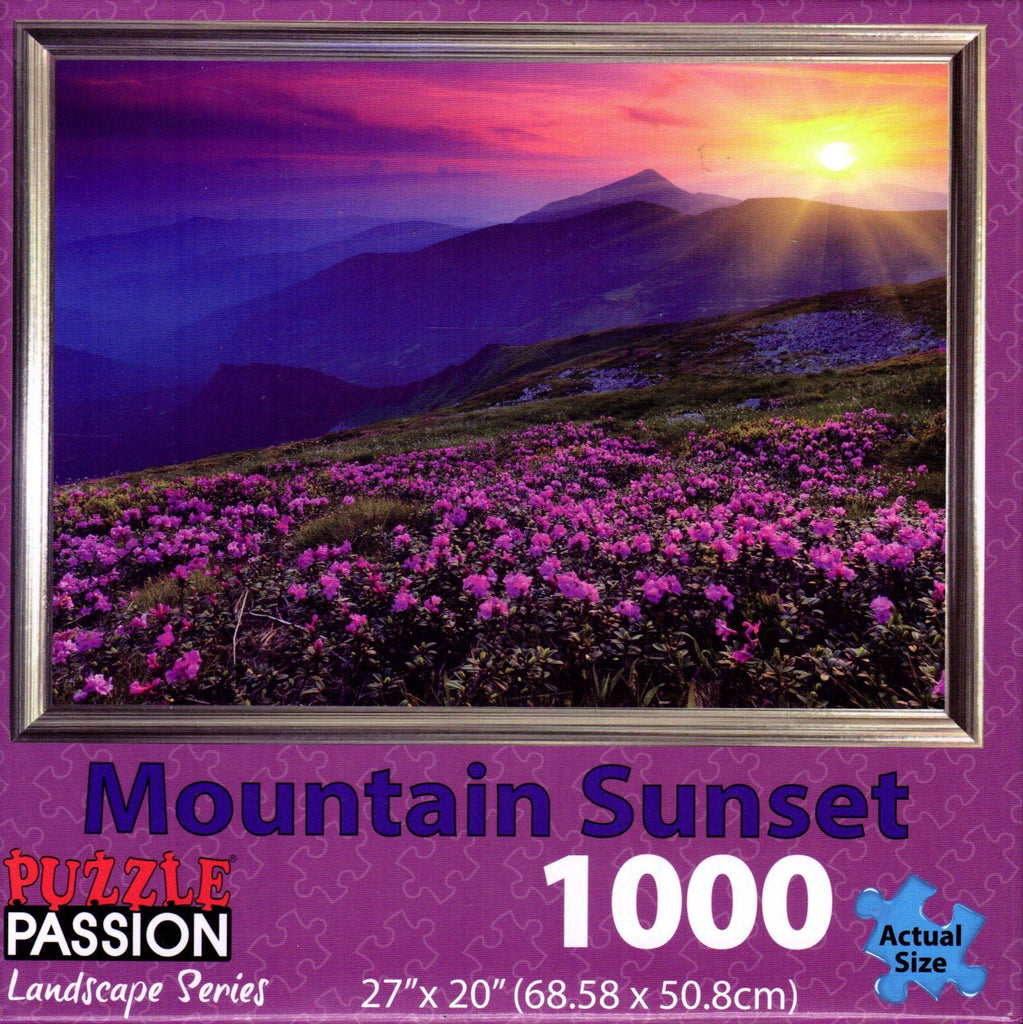 Mountain Sunset 1000 Piece Puzzle
