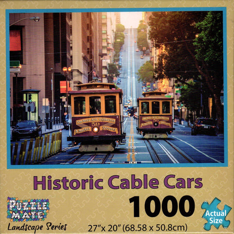 Historic Cable Cars 1000 Piece Puzzle