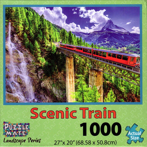 Scenic Train 1000 Piece Puzzle