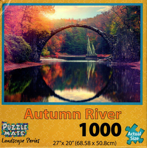 Autumn River 1000 Piece Puzzle