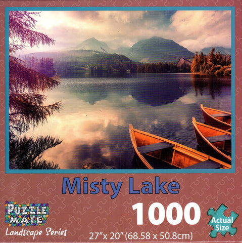 Misty Lake 1000 Piece Puzzle