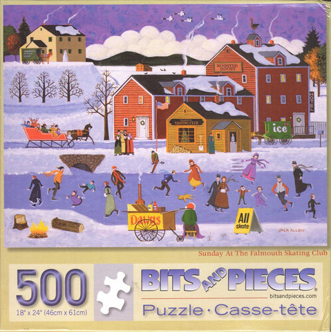 Sunday at the Falmouth Skating Club 500 Piece Puzzle