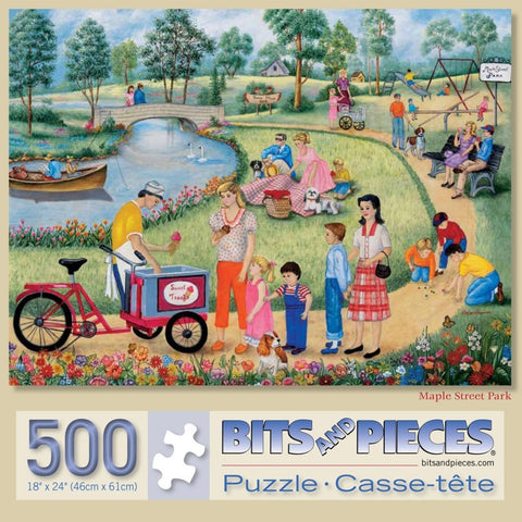 Maple Street Park 500 Piece Puzzle