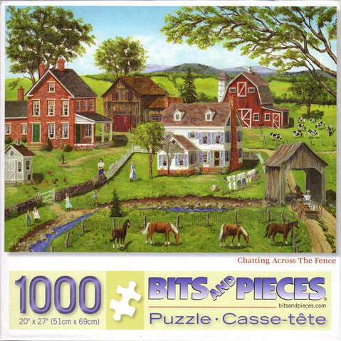 Chatting Across the Fence 1000 Piece Puzzle