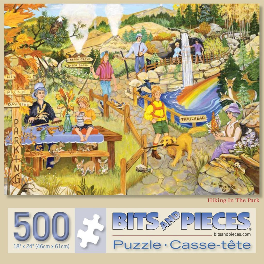 Hiking in the Park 500 Piece Puzzle