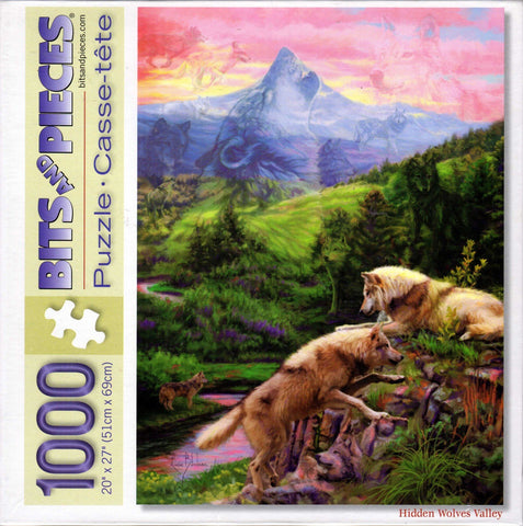 Hidden Wolves Valley 1000 Piece Puzzle