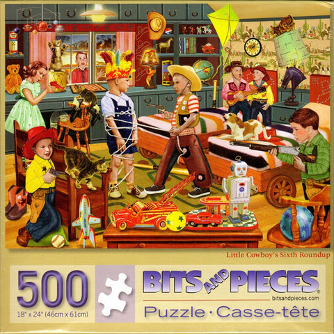 Little Cowboy's Sixth Roundup 500 Piece Puzzle