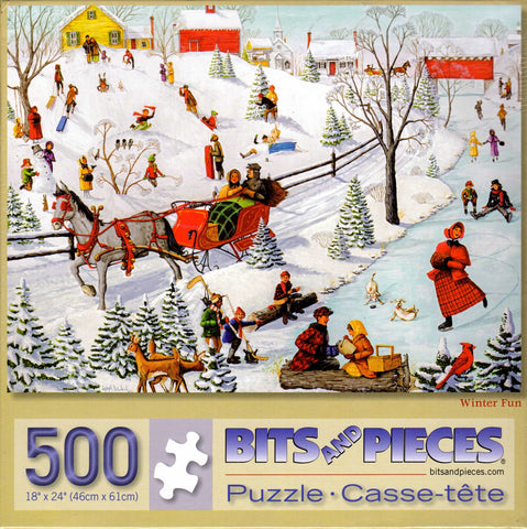 Winter Fun 500 Piece Puzzle
