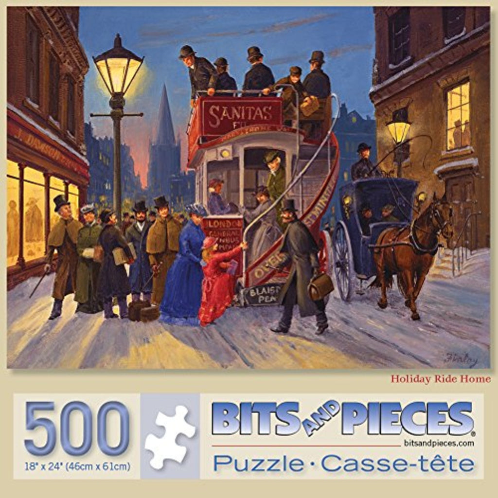 Holiday Ride Home 500 Piece Puzzle