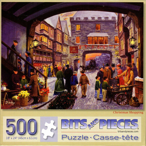 Christmas Shopping 500 Piece Puzzle