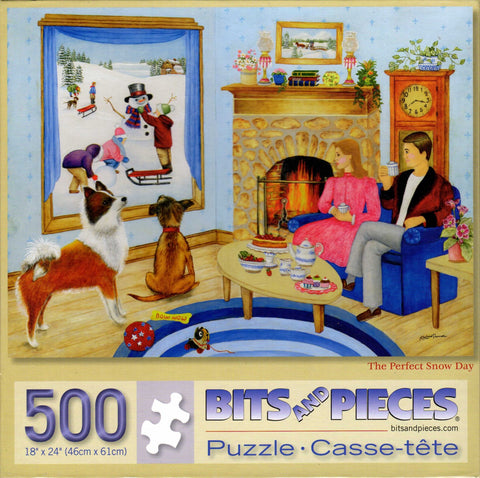 Perfect Snow Day 500 Piece Puzzle
