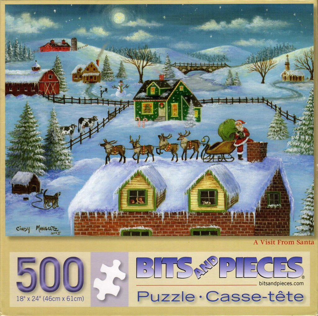 Visit From Santa 500 Piece Puzzle