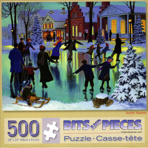 Joyful Skaters 500 Piece Puzzle