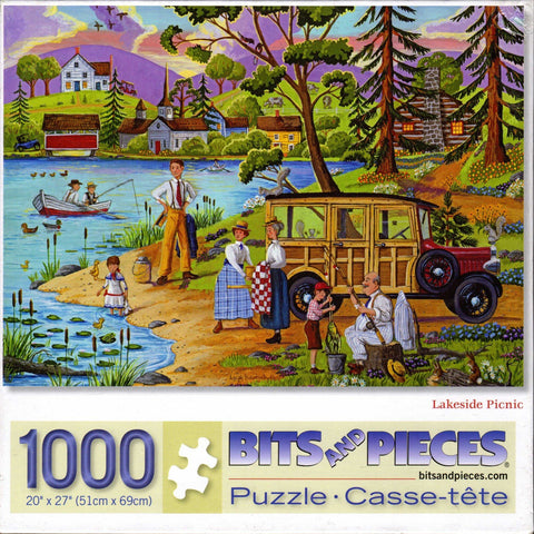 Lakeside Picnic 1000 Piece Puzzle