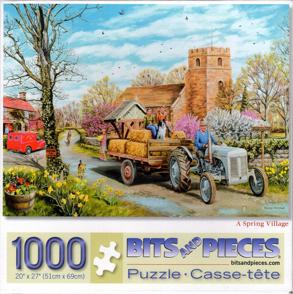Spring Village 1000 Piece Puzzle