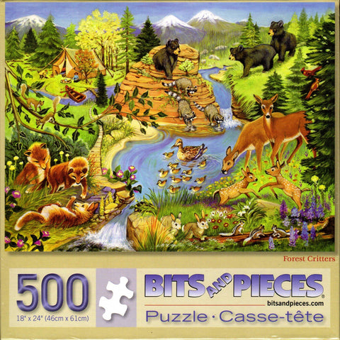 Forest Critters 500 Piece Puzzle
