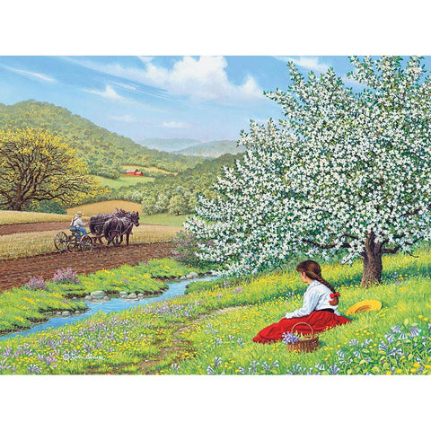 On The Hillside 500 Piece Puzzle