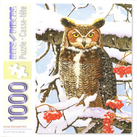 Great Horned Owl 1000 Piece Puzzle