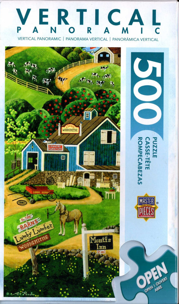 To the Barns 500 Piece Vertical Puzzle