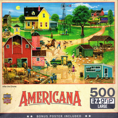 After The Chores 500 Piece Puzzle