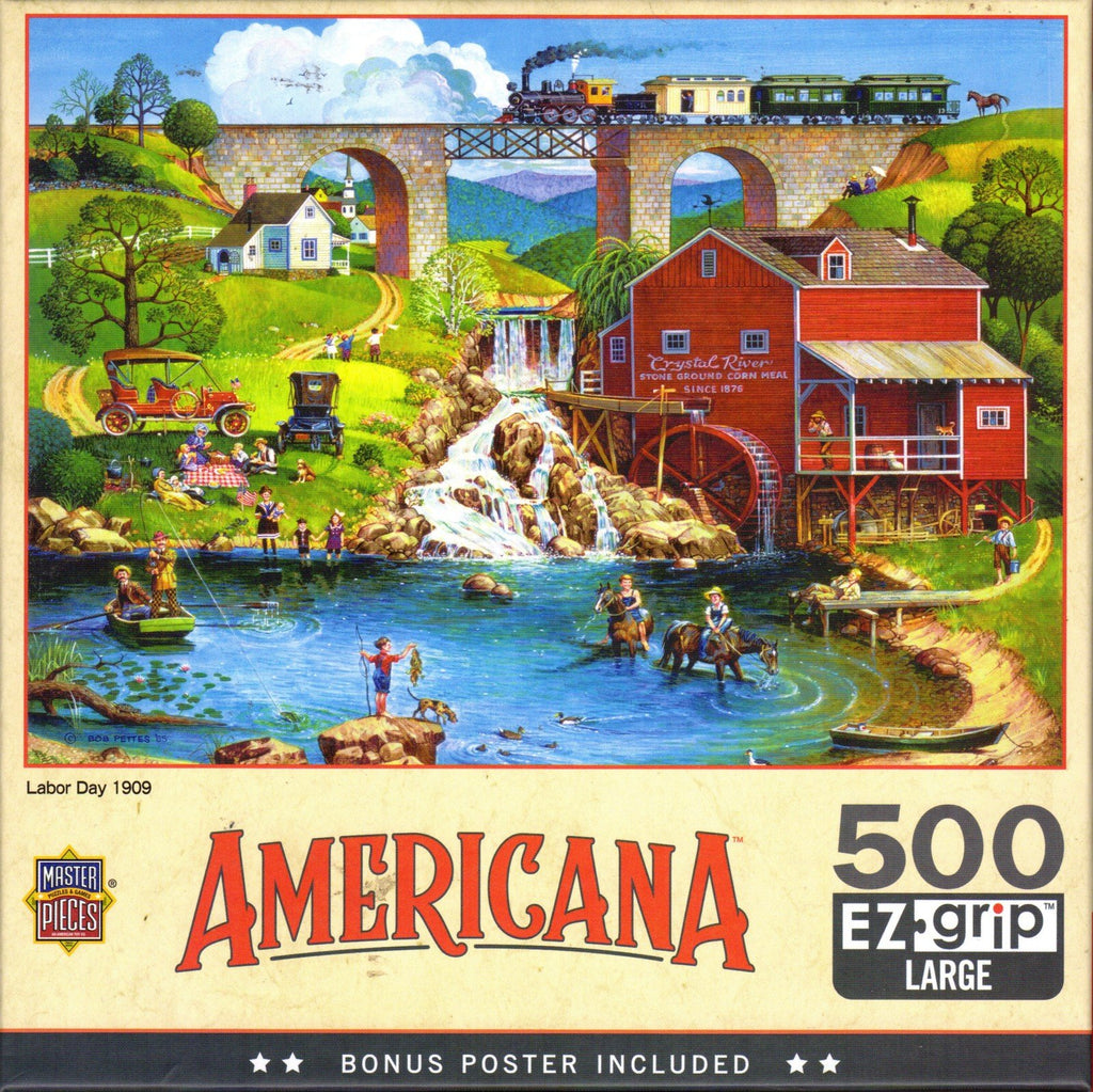 Labor Day 1909 by Bob Pettes 500 Piece Puzzle