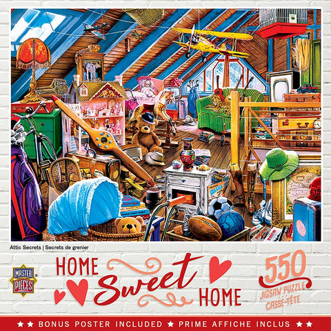 Attic Secrets by Steve Crisp 550 Piece Puzzle