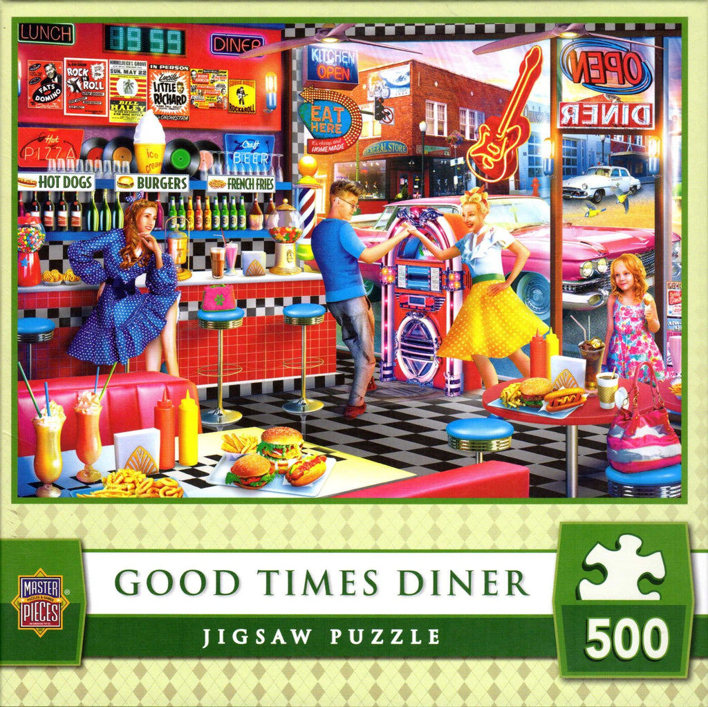 Good Times Diner 500 Piece Puzzle