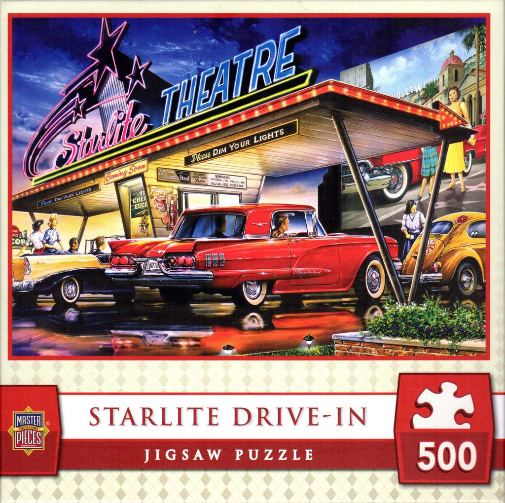 Starlite Drive-in 500 Piece Puzzle