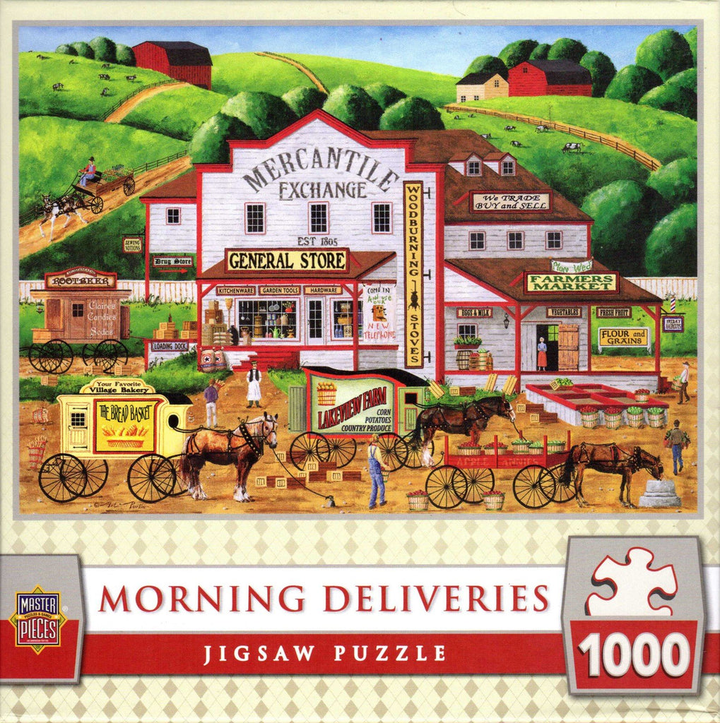 Morning Deliveries 1000 Piece Puzzle